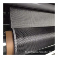 Tissu de tissu de matériau en fibre de carbone à tissage simple